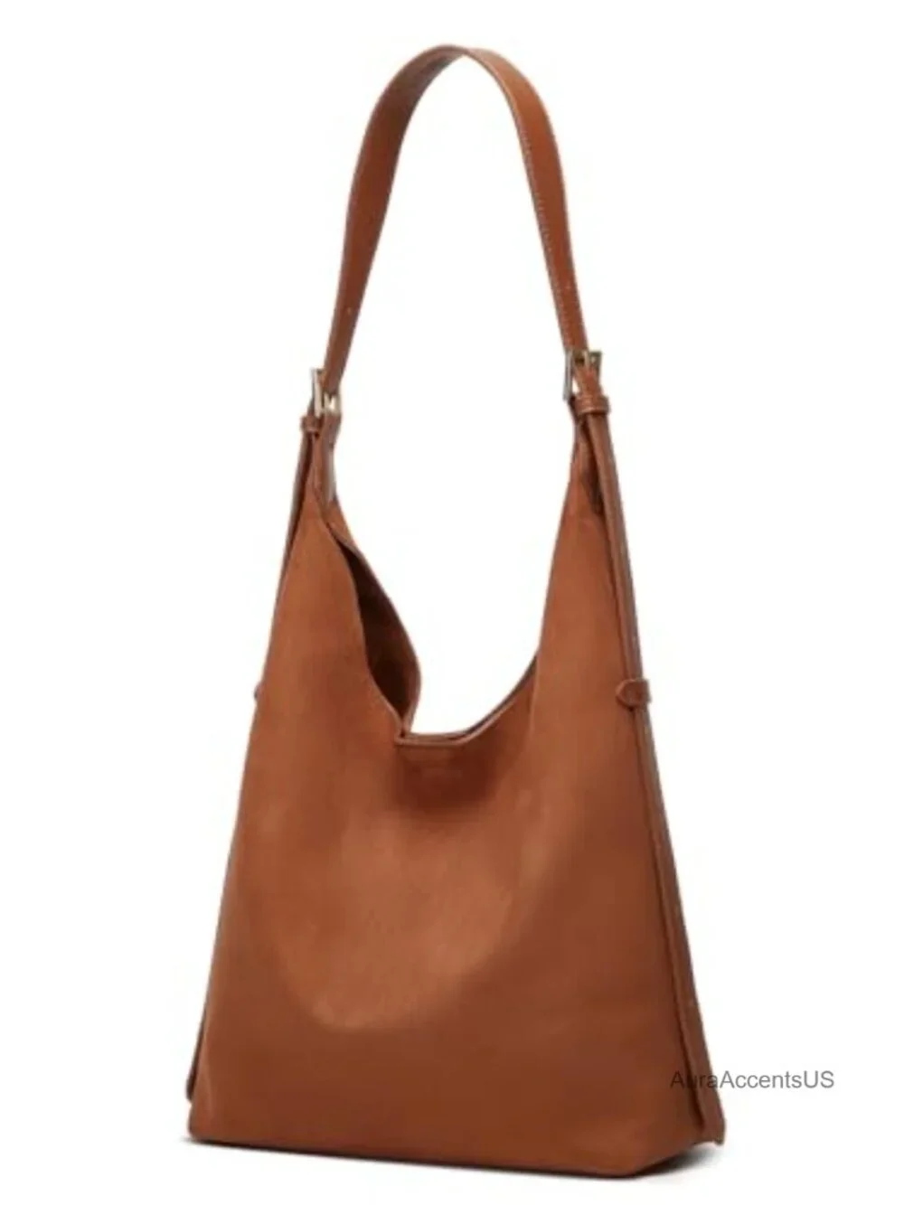 Women's Suede Hobo Bag Slouchy Shoulder Purse Crossbody Retro Work Tote Large